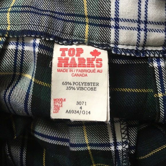 Vintage tartan mini skort - XS - Picture 8 of 8